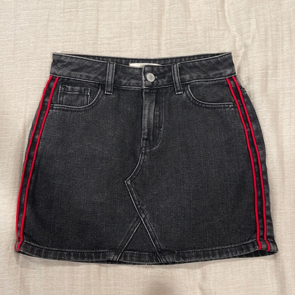 Black and red skirt